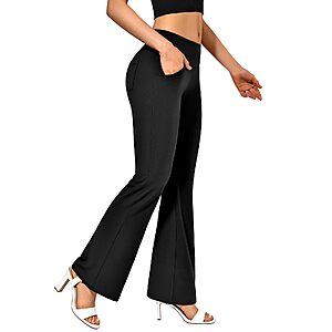 Amazon – CADITEX Women's Flare Leggings w/ Pockets - $8.99 w/ Code