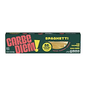 [SnS, AC] $11.58 | 5 × 12-Oz CARBE DIEM Spaghetti ($2.32 each) at Amazon