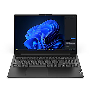Lenovo V15 Gen 5 laptop, 15.6" FHD, Intel i3-1315U, 512 GB SSD, 8 GB DDR5 (SODIMM) -  $288.36 w/OUTLET15