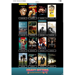 Fanflix Heavy Hitters Sale 2 or more starting at $4.99 each plus extra 10% Off with code SEPTSAVINGS