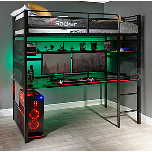 Menards - X Rocker Battle Bunk with Desk, after $12.36 Menards rebate $99.99