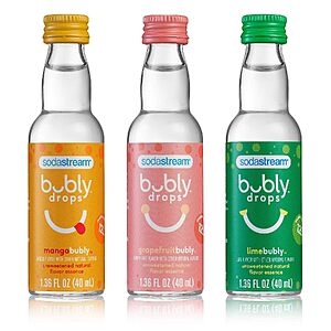 Select Accounts: 3-Pack 4-Oz SodaStream bubly Drops (Tropical Thrill Variety Pack) $5.85 w/ S&S + Free Shipping w/ Prime or on $35+