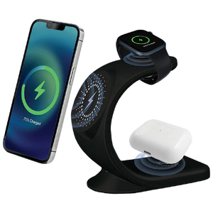 Brookstone 3-In-1 MagSafe Curved Wireless Charging Stand $15 + Free Shipping