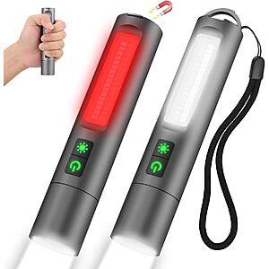 2-Pack 1500-Lumen Spriak Rechargeable LED Pocket Flashlight w/ Magnetic Base & COB Sidelight $11.54 + Free Shipping w/ Prime or on $35+