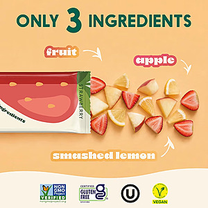 Mate Fruit Bars Variety Pack (40 Pack) - 100% Natural Real Fruit Snacks for Adults and Kids, $31.34