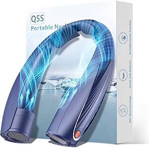 Prime: Kesguar Portable Neck Fan 20H Runtime 6 Speeds 360° Airflow $14.99 + Free Shipping