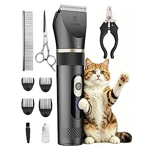 Amazon – PETIMAO 5-Speed Cat Grooming Kit - $23.99 w/ Code