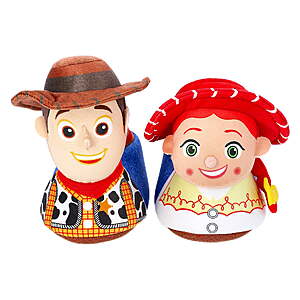 Disney Toy Story 7/8 Toddler Girls Woody and Jessie Slippers 7/8T only $10.49