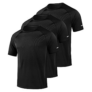 Amazon – Little Beauty Men's Fast-Dry Workout Shirts, 3-Pack - $14.99 w/ Code