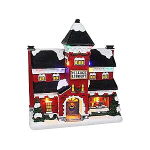 Top Treasures Christmas Village Library $28.99