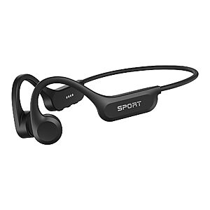 CXK Bone Conduction Headphones Bluetooth 6.0 Open Ear Wireless with Mic $23.79
