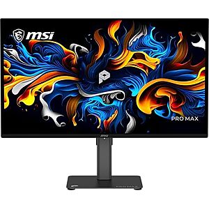 27" MSI PRO MAX 271QPX14G 2560x1440 QHD 144Hz QD-OLED Professional Monitor $320 + Free Shipping