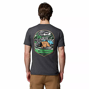 Columbia Men's Graphic Tee (Charcoal Heather) $9 + Free Store Pickup at Kohl's or Free Shipping on $49+
