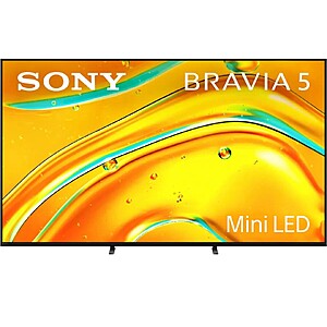 Open Box- Sony 75 inch BRAVIA 5 K-75XR50 Mini LED 4K HDR Google Smart TV (2025) $1619