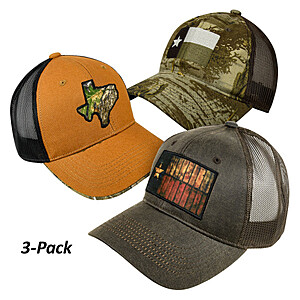 3-PACK: Lone Star Caps (Meshback) $14.50 + Free Shipping