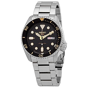 Seiko 5 Sports SKX Series Black Dial Automatic Men's Watch $219 + $9.82 Shipping