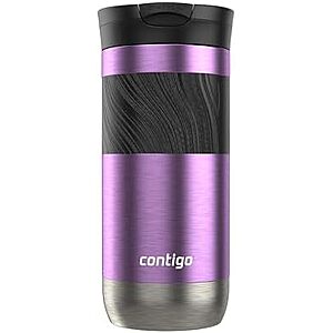 [AC] $19.49* | 2 × 16-Oz Contigo Byron 2.0 Stainless Steel Insulated Travel Mug (Pansy) ($9.74 each) at Amazon