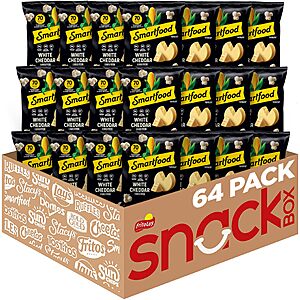 [S&S] $34.48: Smartfood Popcorn, White Cheddar, 1 Ounce (Pack of 64)