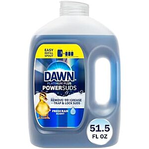 [SnS, AC] $22.36* | 3 × 51.5-oz Dawn Platinum Plus PowerSuds Liquid Dish Soap Refill ($7.45 each) at Amazon