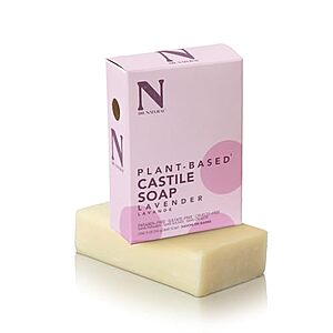 $3.29 | 5-Oz Dr. Natural Castile Bar Soap (Lavender) at Amazon