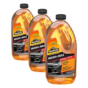 3 pack, 64oz, Armor All Ultra Shine Car Wash and Car Wax, $14.16, Amazon $14.15