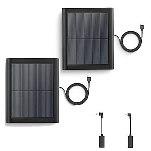2-Pack 5W Solar Panel Charger (2nd Gen) for Ring Stick Up Cam & Spotlight Cam $14.99 + Free Shipping w/ Prime or on $35+