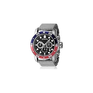 Invicta Men's 47630 Pro Diver Quartz Chronograph Black Dial Watch $68.99