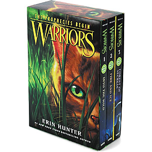 Warriors Box Set: Volumes 1 to 3: Into the Wild, Fire and Ice, Forest of Secrets (Warriors: The Prophecies Begin) $15.09