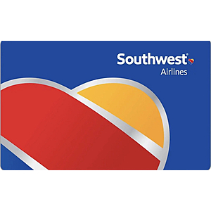 Southwest Airlines $500 Gift Card (Email Delivery) $470 AC