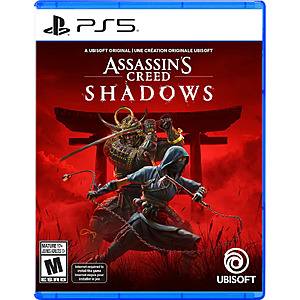 Assassin's Creed Shadows (PlayStation 5, Xbox Series X) - $29.99 @ Best Buy