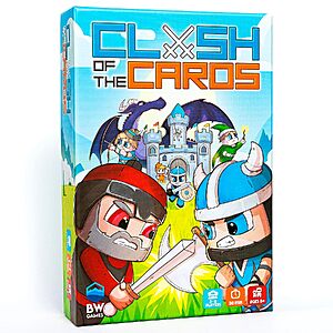 Blue Wasatch Games Clash of the Cards Fantasy Hero Strategy Card Game (2nd Edition) $9.99 + Free Shipping w/ Prime or on $35+