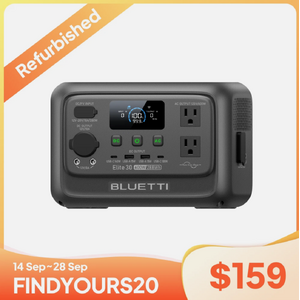 BLUETTI Elite 30 V2 288Wh Portable Power Station for Camping Refurbished $159