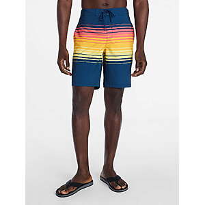 George Men's 9" Inseam E-Board Swim Trunks w/ UPF 50+ (Small or Large) $1.97 + Free Shipping w/ Walmart+ or on $35+