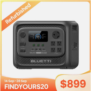 Refurbished BLUETTI Elite 300 2400W 3014Wh Portable Power Station $899