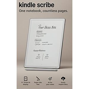 $399.99* | 32GB Amazon Kindle Scribe (newest model) at Amazon