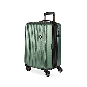 SWISSGEAR Energie Hardside Carry On Spinner Wheels Suitcase - Green + Free S/H $53.99