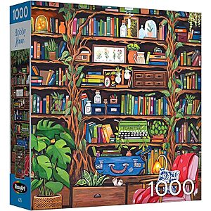 1000-Pc RoseArt Hobby Haven Bookshelf Jigsaw Puzzle $7.69 + Free Shipping w/ Prime or on orders over $35