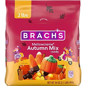 2-Lb Brach's Candy (Mellowcreme Autumn Mix Corn or Classic Candy Corn) $7.52 + Free Shipping w/ Prime or on $35+