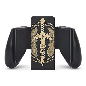 PowerA Joy-Con Comfort Grip for Nintendo Switch (Decayed Master Sword) $7
