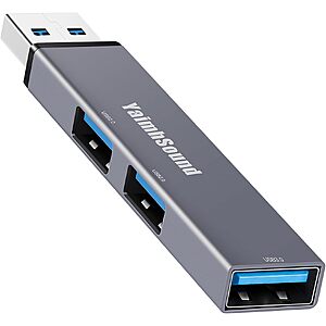 3-Port Mini USB Hub (1x USB 3.0 + 2x USB 2.0, Aluminum) $2.99 + Free Shipping w/ Prime or on $35+