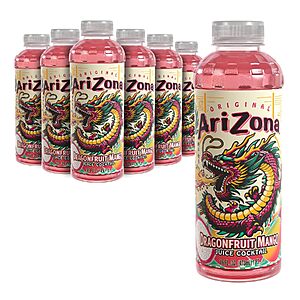 12-Pack 16-Oz Arizona Fruit Punch Juice Cocktail $9.50 + Free Shipping w/ Prime or on $35+