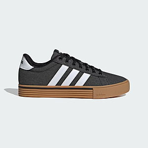 adidas Men's Daily 4.0 Shoes (Core Black / Cloud White / Gum) $27