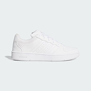 adidas Men's Hoops Classic Shoes (Cloud White / Cloud White / Grey Two) $29.25