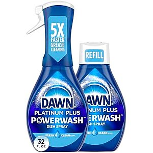 [SnS, AC] $18.99* | 3 × 32-Oz Dawn Powerwash Spray Kit (1 Starter Kit + 1 Refill) ($6.33 each) at Amazon