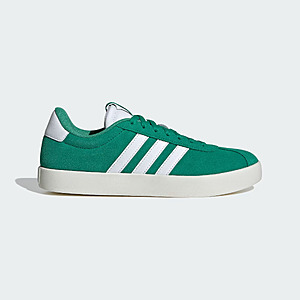 adidas Women's VL Court 3.0 Shoes (Court Green / Cloud White / Gold Metallic) $28.5