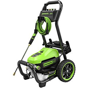 Greenworks 2500-PSI 2-GPM Cold Water Electric Pressure washer with 5 Spray Tips one_size | GPW2500 $199