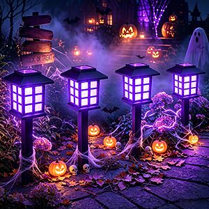 Amazon – GIGALUMI 12-Pc Halloween Solar Path Lights - $12.49 w/ Code