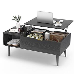 JHK Lift Top Coffee Tables For Living Room 39.37"x19.7" Desk Storage Shelf black $41 + Free Shipping