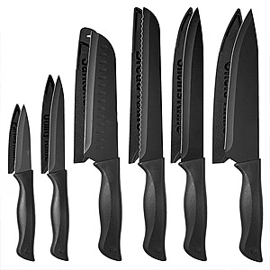 Walmart – NULAS 6-Piece Colorful Kitchen Knife Set w/ Covers - $10.01 w/ Code