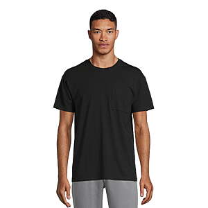 Athletic Works Men's and Big Men's Tri Blend Pocket Tee